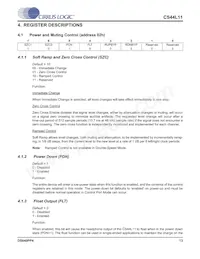 CS44L11-CZZ Datasheet Page 13