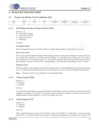 CS44L11-CZZ Datasheet Pagina 13