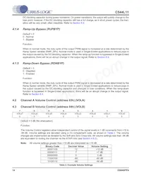 CS44L11-CZZ Datasheet Pagina 14