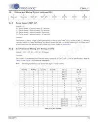 CS44L11-CZZ Datasheet Page 19