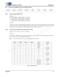 CS44L11-CZZ Datenblatt Seite 19