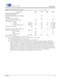 CS61535A-IL1Z Datasheet Page 5