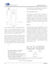 CS61575-IL1Z Datasheet Pagina 12