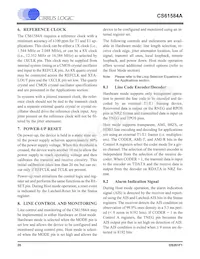 CS61584A-IQ5Z Datasheet Page 20