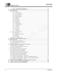 CS61880-IQZ Datasheet Page 4
