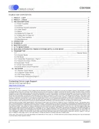CS61884-IQZ Datasheet Page 2