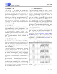 CS61884-IQZ Datasheet Page 22