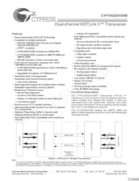 CYP15G0201DXB-BBI Datasheet Copertura