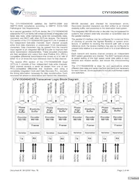 CYV15G0404DXB-BGC Datasheet Page 2