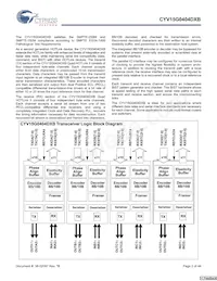 CYV15G0404DXB-BGC Datasheet Pagina 2