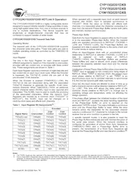 CYW15G0201DXB-BBI數據表 頁面 12