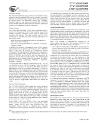 CYW15G0201DXB-BBI Datasheet Page 18