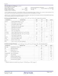 EL2141CSZ-T13 Datasheet Page 2