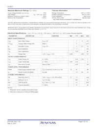 EL5027IWTZ-T7A Datasheet Page 2