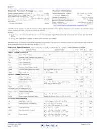 EL5111TIWTZ-T7A Datasheet Page 3