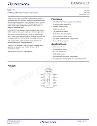EL5177IY-T13 Datasheet Cover