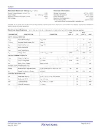 EL5221CYZ-T7 Datasheet Page 2