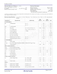 EL5292CS-T7 Datasheet Page 2