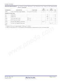 EL5292CS-T7 Datasheet Page 3