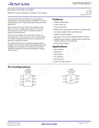 EL5364IU-T13 Datasheet Cover