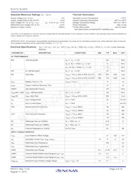 EL5372IUZ-T13 Datasheet Pagina 3