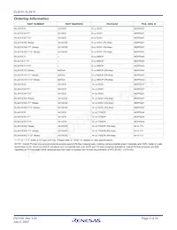 EL5410CSZ-T7 Datasheet Page 2