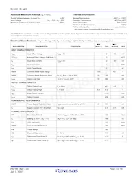 EL5410CSZ-T7 Datasheet Page 3