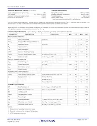 EL5411IRZ-T7 Datasheet Page 3