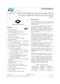 FDA2100BLV Datasheet Cover