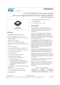 FDA450LV Datenblatt Cover