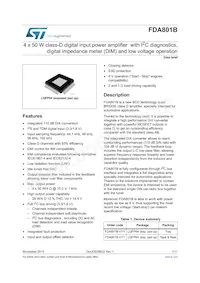 FDA801B-VYY Datasheet Cover
