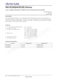HA1630Q06TELL-E Datasheet Page 3