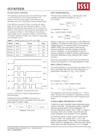 IS31AP2036-QFLS2-TR Datasheet Page 12