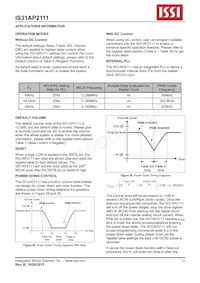 IS31AP2111-ZLS1 Datasheet Page 16