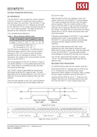 IS31AP2111-ZLS1 Datasheet Page 19