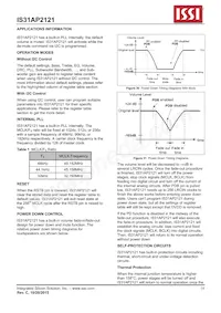 IS31AP2121-LQLS1 Datenblatt Seite 18