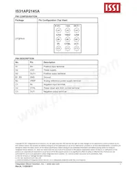 IS31AP2145A-UTLS2-TR Datasheet Page 3