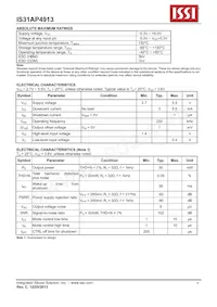 IS31AP4913-QFLS2-TR Datasheet Page 4