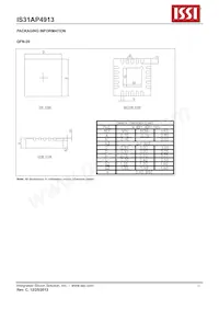 IS31AP4913-QFLS2-TR Datasheet Pagina 11