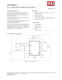 IS31AP4915-QFLS2-TR Datasheet Cover