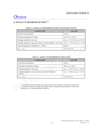 ISD1112SR Datasheet Page 13