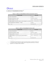 ISD1112SR數據表 頁面 13