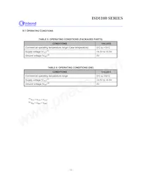 ISD1112SR數據表 頁面 14