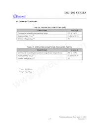 ISD1210SR Datasheet Page 15