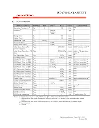 ISD1790EYR Datasheet Page 15