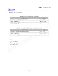 ISD2540SR Datasheet Page 20