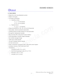 ISD4002-120EIR Datasheet Page 3