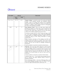 ISD4002-120EIR Datasheet Page 9