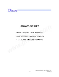 ISD4003-04MEIR數據表 封面