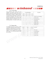 ISD5216SYI Datasheet Page 23